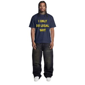 LEGAL SHIT TEE Navy