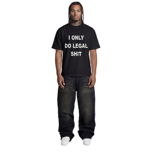 LEGAL SHIT TEE Black