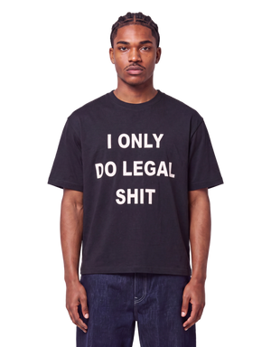 LEGAL SHIT TEE Black