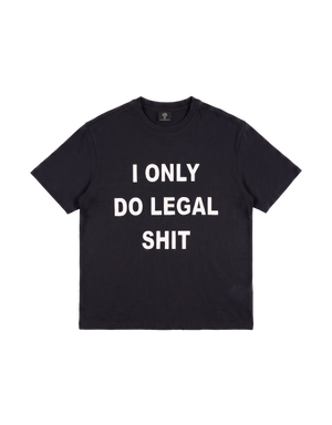 LEGAL SHIT TEE Black