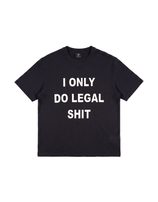 LEGAL SHIT TEE Black